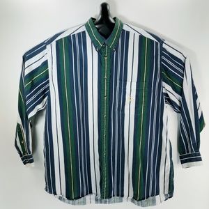 Vintage Nautica Men's Size XL Multi Colored Stripe